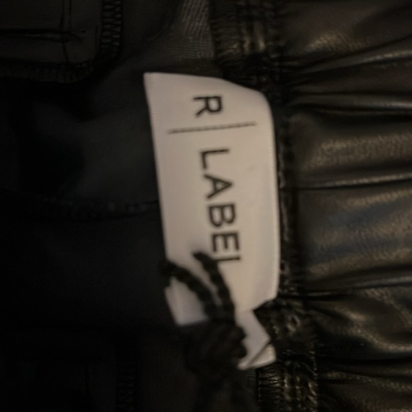 NWT Reset Vegan Leather Joggers - Picture 2 of 4